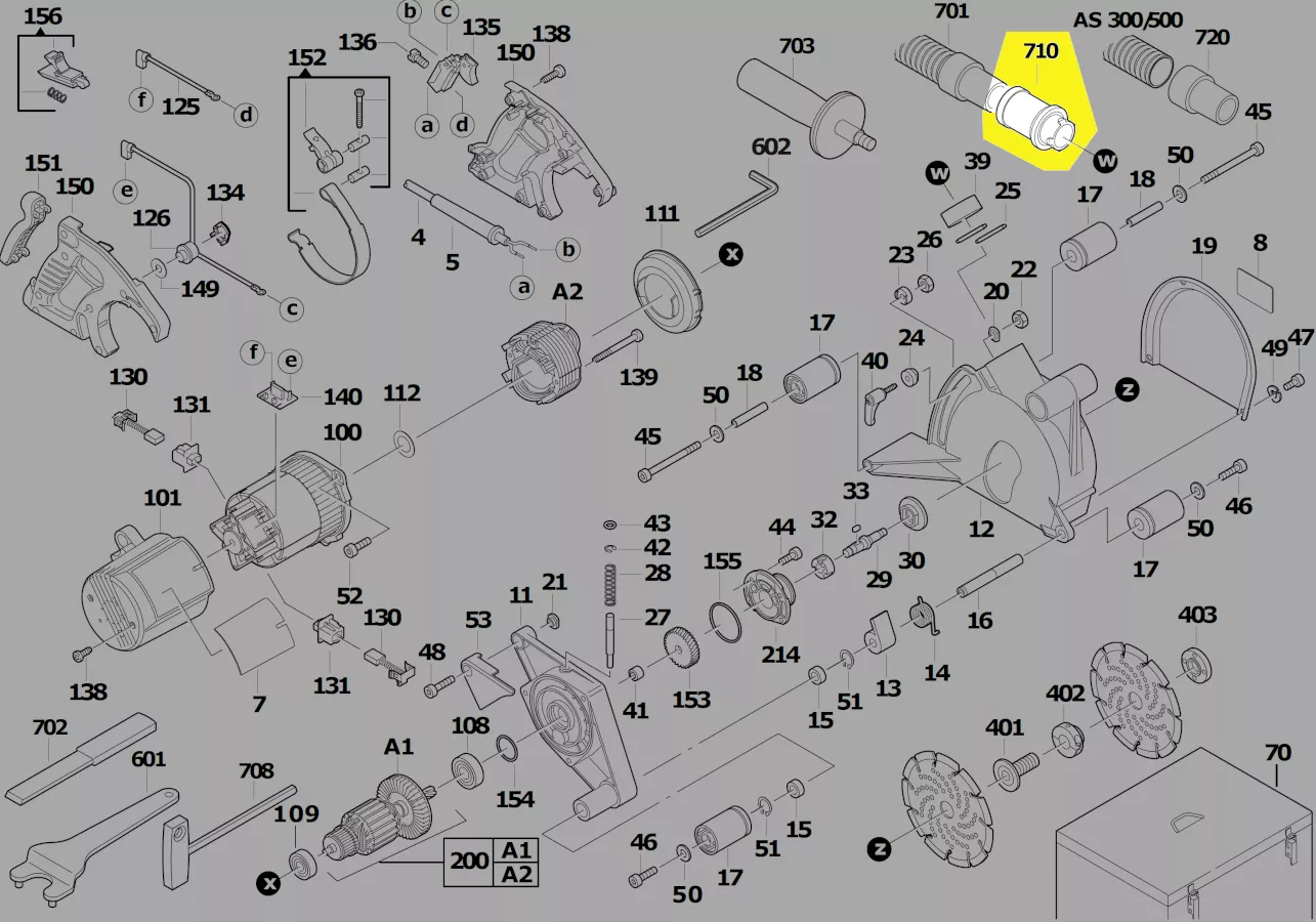 raccord aspirateur rainureuse réf. 4932362778 Milwaukee